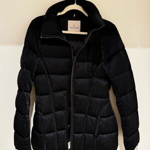 Moncler 2021 Bellardie Giubbotto Down Jacket - black metallic